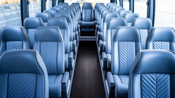 carmel 30 passenger minibus inside