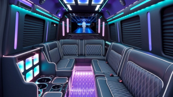 carmel party bus rental inside