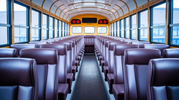 carmel school bus rental inside