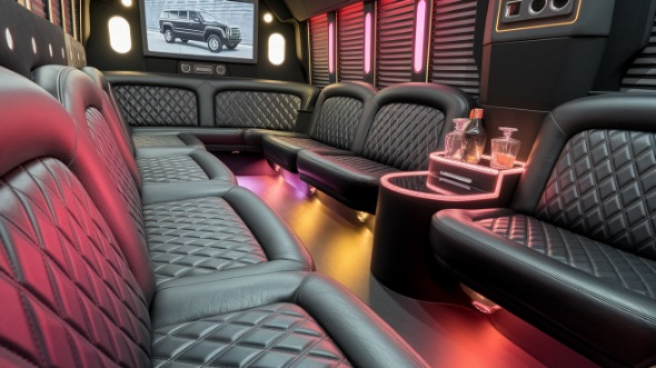 carmel sprinter limo rental inside