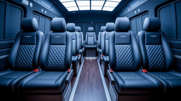 sprinter van with driver interior